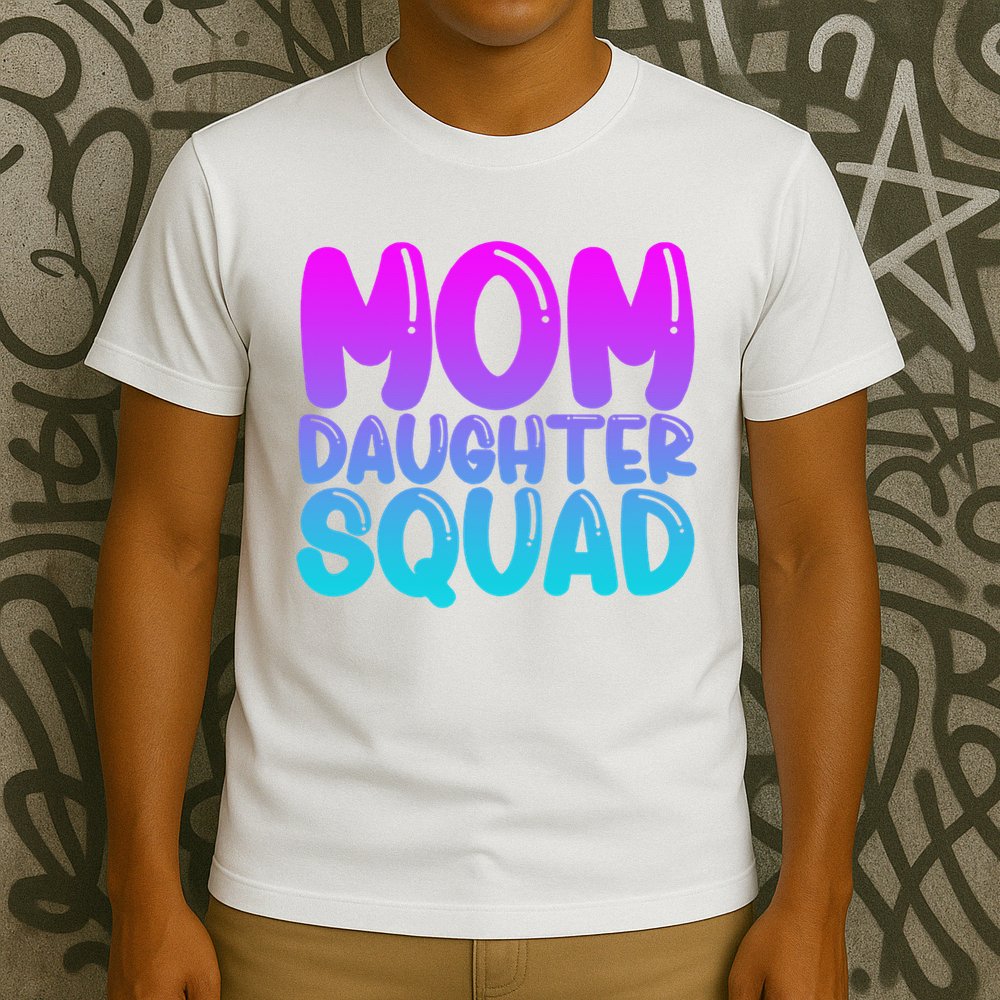 Mom Daughter Squad S Mom And Daughter Mother Day T-Shirt