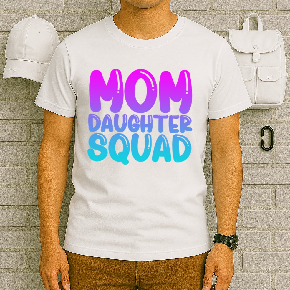 Mom Daughter Squad S Mom And Daughter Mother Day T-Shirt