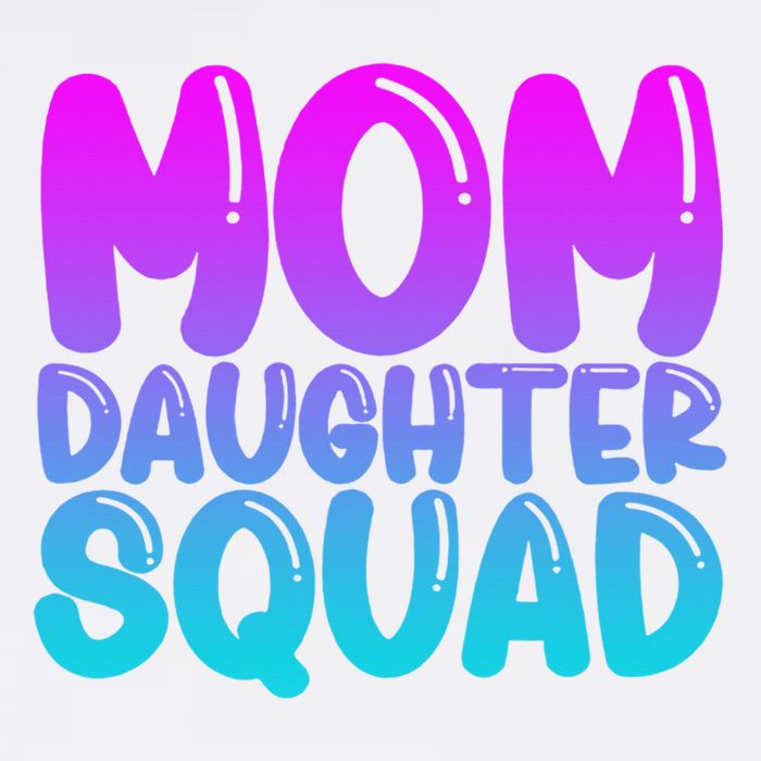 Mom Daughter Squad S Mom And Daughter Mother Day T-Shirt