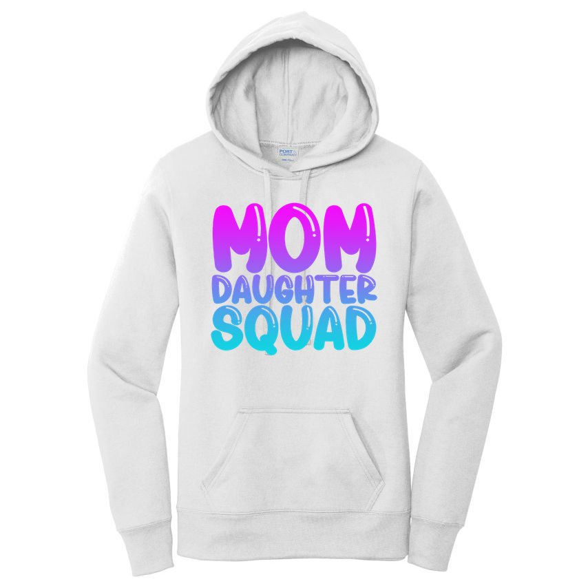 Mom Daughter Squad S Mom And Daughter Mother Day Women's Pullover Hoodie