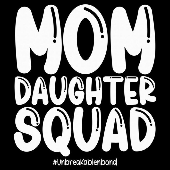 Mom Daughter Squad S Mom And Daughter  Zip Tote Bag
