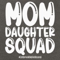 Mom Daughter Squad S Mom And Daughter  Cotton Canvas Backpack