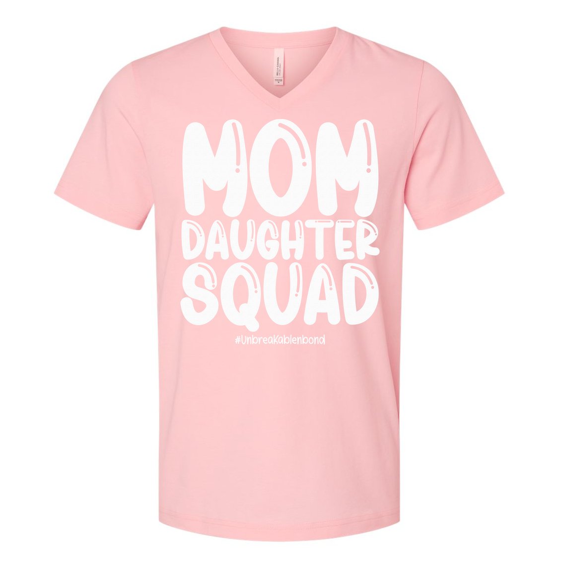 Mom Daughter Squad S Mom And Daughter  V-Neck T-Shirt