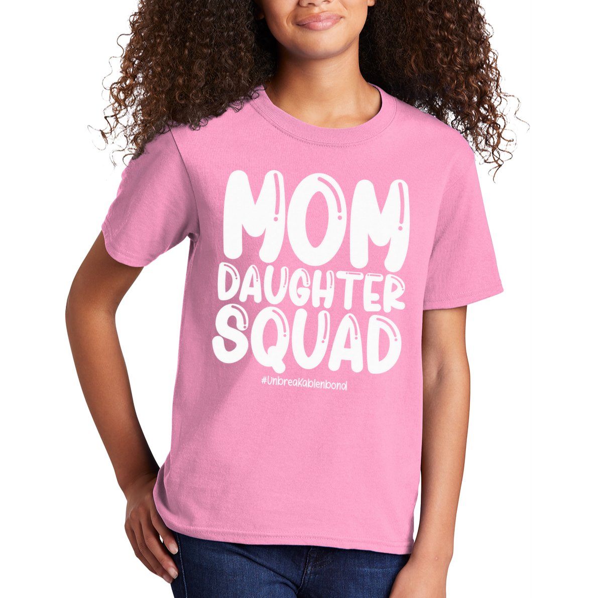 Mom Daughter Squad S Mom And Daughter  Kids T-Shirt