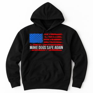 Make Dogs Safe Again Funny 2024 Presidential Election Hoodie