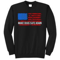 Make Dogs Safe Again Funny 2024 Presidential Election Sweatshirt