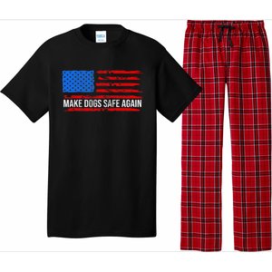 Make Dogs Safe Again Funny 2024 Presidential Election Pajama Set