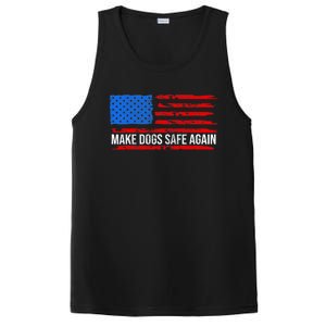 Make Dogs Safe Again Funny 2024 Presidential Election PosiCharge Competitor Tank