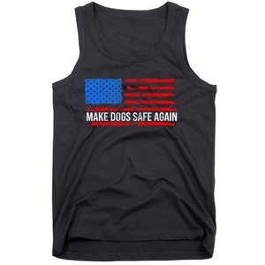 Make Dogs Safe Again Funny 2024 Presidential Election Tank Top