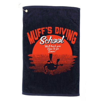 Muffs Diving School Platinum Collection Golf Towel