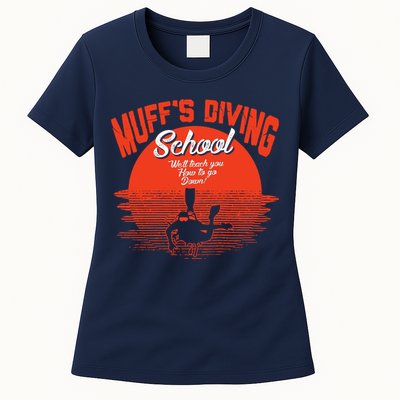 Muffs Diving School Womens T-Shirt