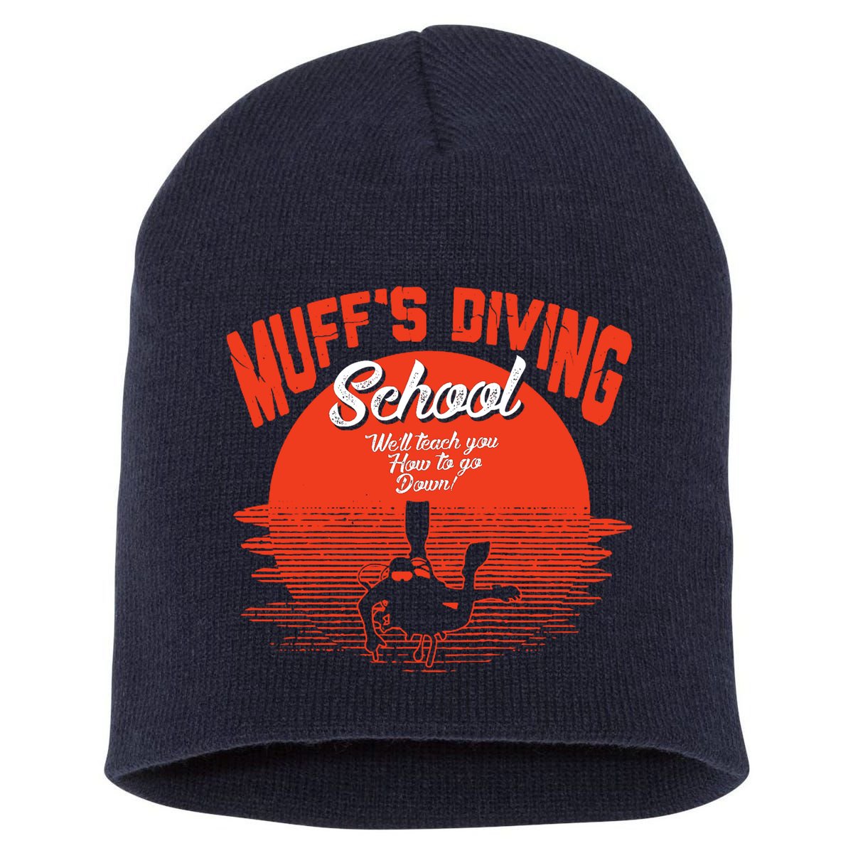 Muffs Diving School Short Acrylic Beanie
