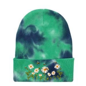 Marguerites Daisy Summer Daisies Flower Garden Gardeners Tie Dye 12in Knit Beanie