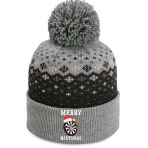 Merry Dartmas Sport Lover Merry Xmas Christmas Day Funny Gift The Baniff Cuffed Pom Beanie