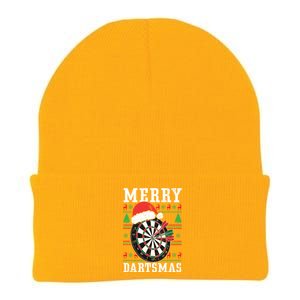 Merry Dartmas Sport Lover Merry Xmas Christmas Day Funny Gift Knit Cap Winter Beanie