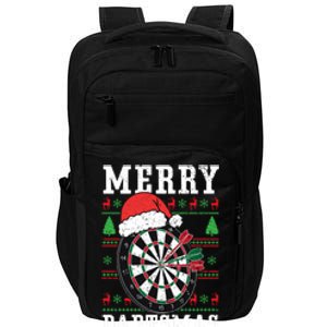 Merry Dartmas Sport Lover Merry Xmas Christmas Day Funny Gift Impact Tech Backpack