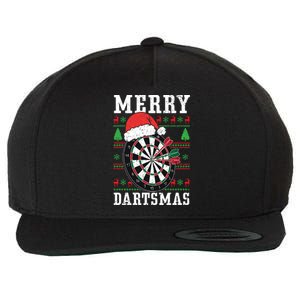 Merry Dartmas Sport Lover Merry Xmas Christmas Day Funny Gift Wool Snapback Cap