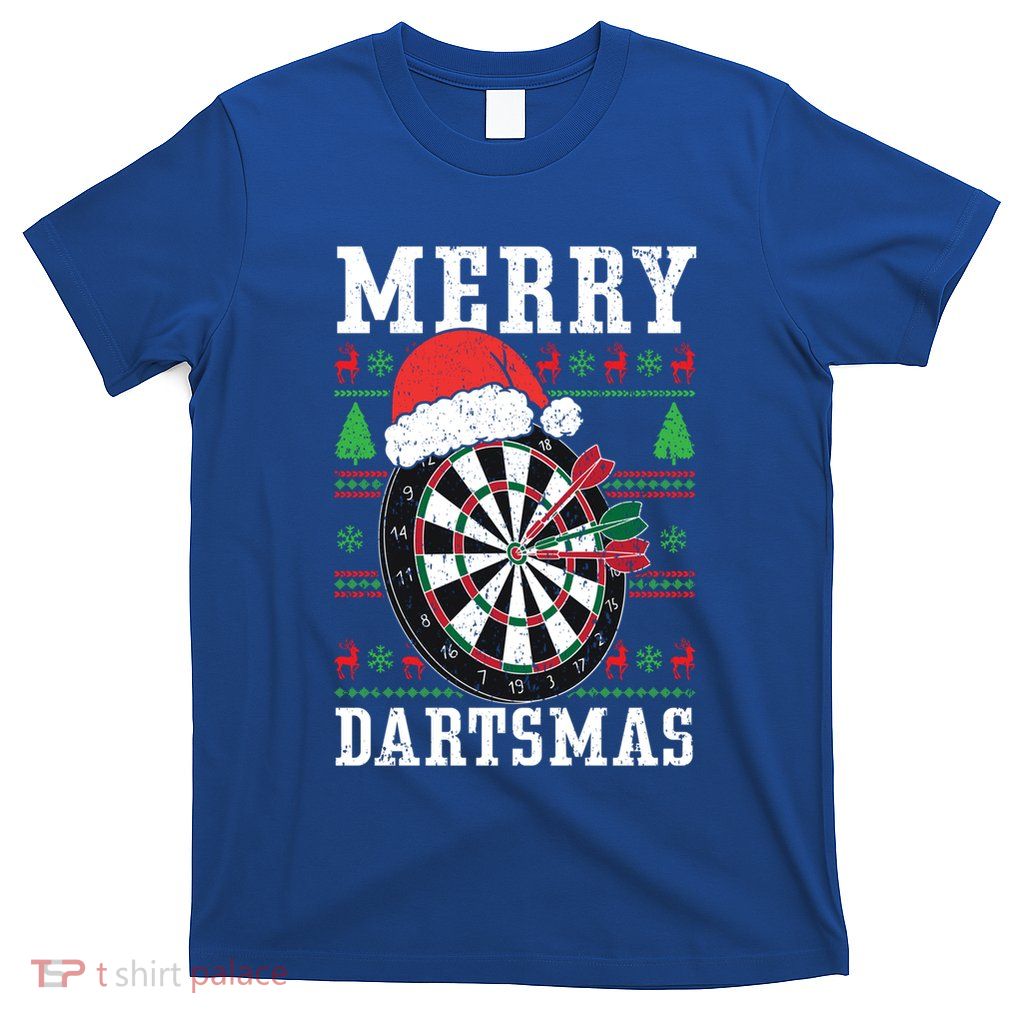 Merry Dartmas Sport Lover Merry Xmas Christmas Day Funny Gift T-Shirt