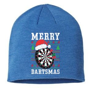 Merry Dartmas Sport Lover Merry Xmas Christmas Day Funny Gift Sustainable Beanie