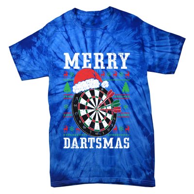 Merry Dartmas Sport Lover Merry Xmas Christmas Day Funny Gift Tie-Dye T-Shirt