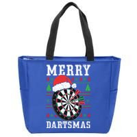 Merry Dartmas Sport Lover Merry Xmas Christmas Day Funny Gift Zip Tote Bag