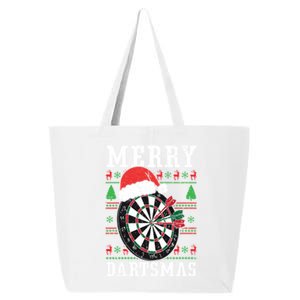 Merry Dartmas Sport Lover Merry Xmas Christmas Day Funny Gift 25L Jumbo Tote