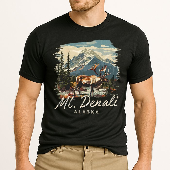 Mount Denali Souvenir Mt. Denali Cooling Performance Crew T-Shirt