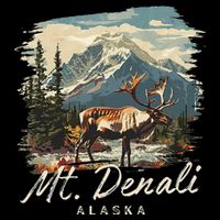 Mount Denali Souvenir Mt. Denali Tall T-Shirt