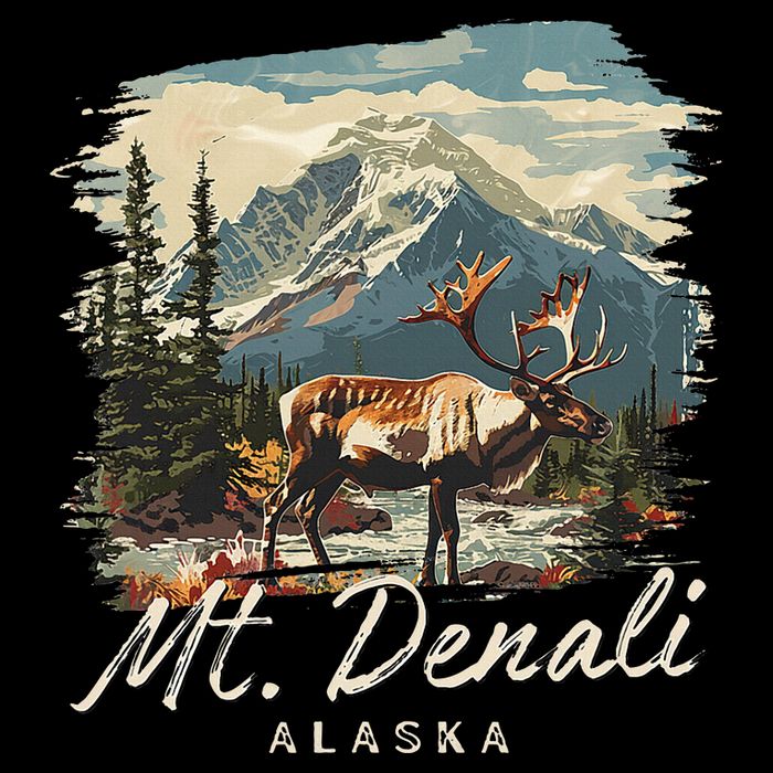Mount Denali Souvenir Mt. Denali Tall T-Shirt