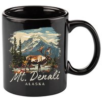 Mount Denali Souvenir Mt. Denali 11oz C Handle Ceramic Mug