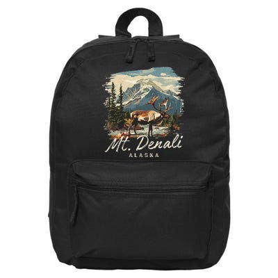 Mount Denali Souvenir Mt. Denali 16 in Basic Backpack