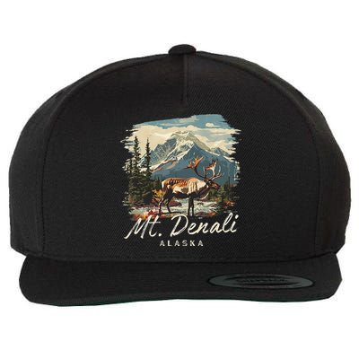 Mount Denali Souvenir Mt. Denali Wool Snapback Cap