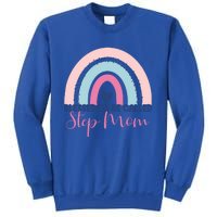 Mothers Day Step Mom Blessed To Be Called Step Mom Rainbow Funny Gift Sweatshirt