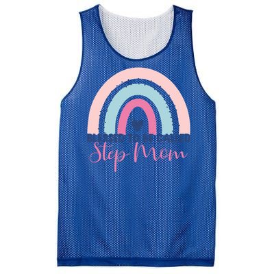 Mothers Day Step Mom Blessed To Be Called Step Mom Rainbow Funny Gift Mesh Reversible Basketball Jersey Tank