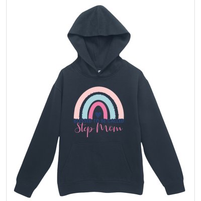 Mothers Day Step Mom Blessed To Be Called Step Mom Rainbow Funny Gift Urban Pullover Hoodie