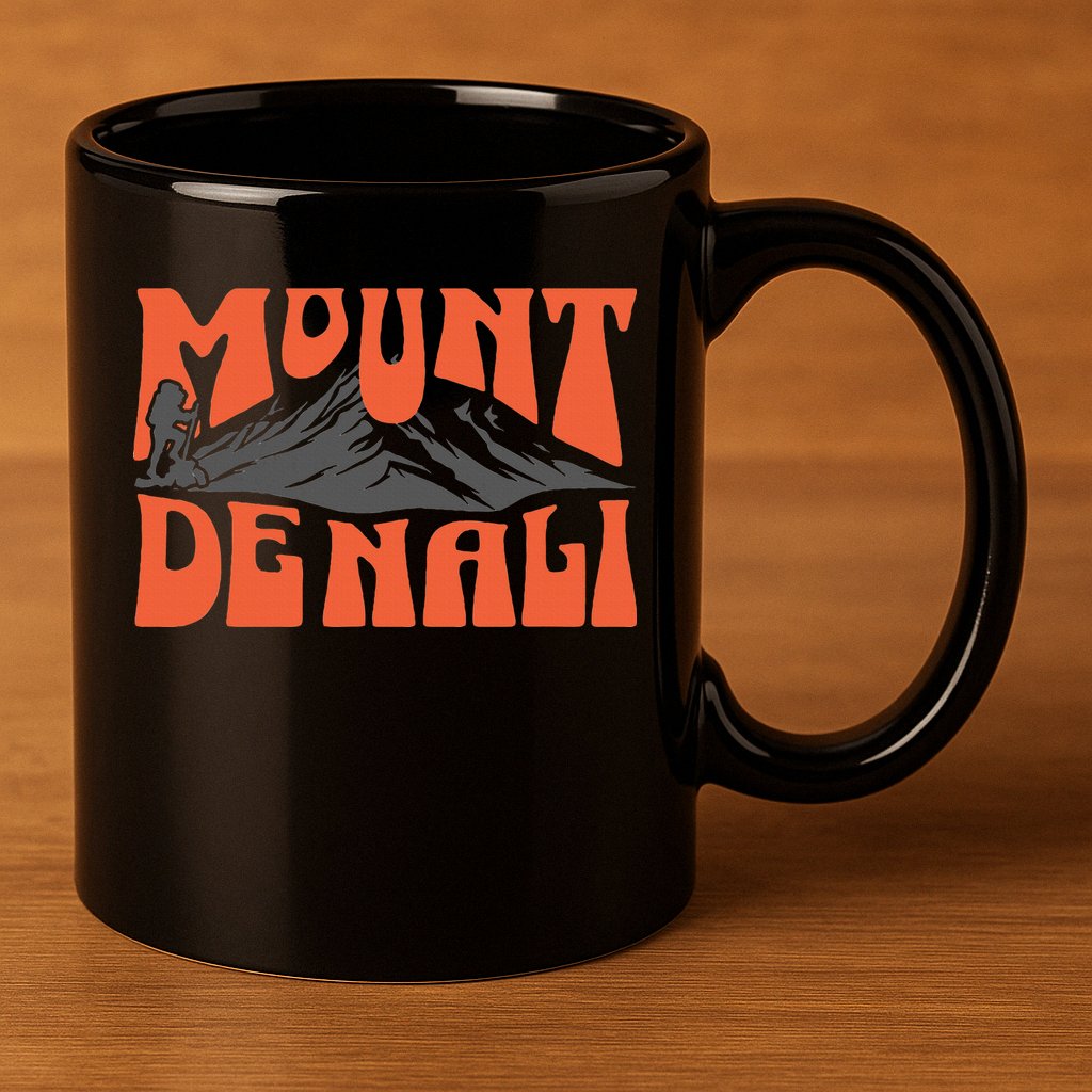 Mount Denali Souvenir Mt. Denali 11oz C Handle Ceramic Mug
