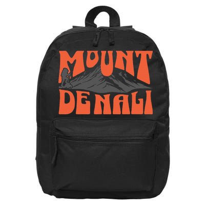 Mount Denali Souvenir Mt. Denali 16 in Basic Backpack