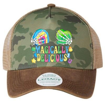 Magically Delicious Shamrock Boobs St Patrick's Day Sexy Legacy Tie Dye Trucker Hat