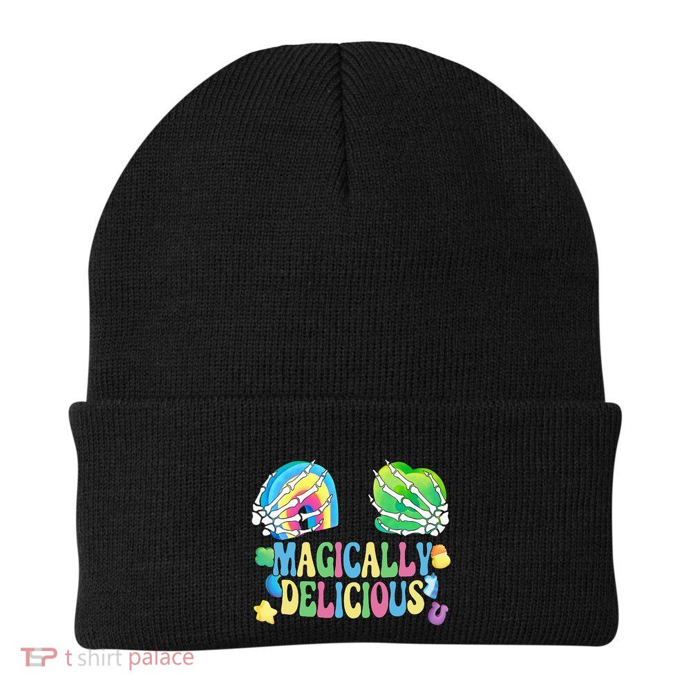 Magically Delicious Shamrock Boobs St Patrick's Day Sexy Beanie