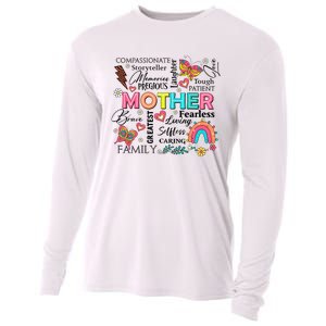 Mother’S Day She Is Mom Family Mama Cooling Performance Long Sleeve Crew