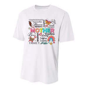 Mother’S Day She Is Mom Family Mama Performance Sprint T-Shirt