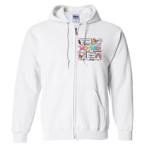 Mother’S Day She Is Mom Family Mama Full Zip Hoodie