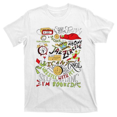 My Day Schedule I’M Booked Christmas Merry Christmas T-Shirt