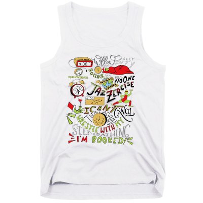 My Day Schedule I’M Booked Christmas Merry Christmas Tank Top