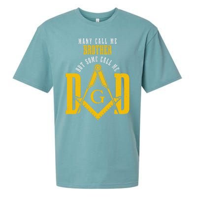 Mason Dad Square & Compass Masonic Shriner Freemason  Sueded Cloud Jersey T-Shirt