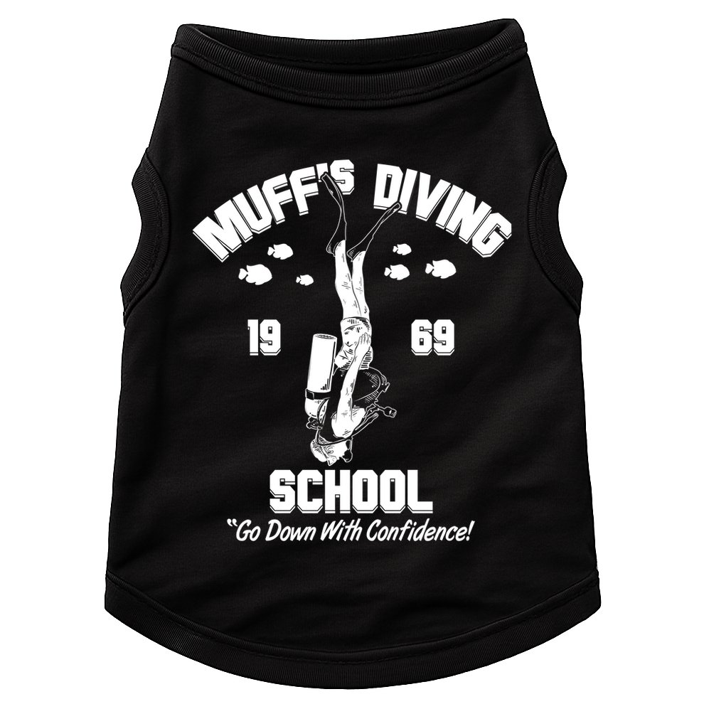 Muffs Diving School 1969 Go Down With Confidence Doggie Tank