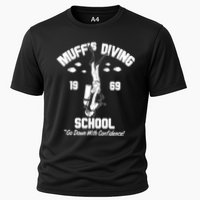 Muffs Diving School 1969 Go Down With Confidence Performance Shirt