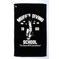 Muffs Diving School 1969 Go Down With Confidence Golf Towel