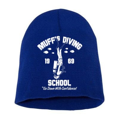 Muffs Diving School 1969 Go Down With Confidence Short Acrylic Beanie