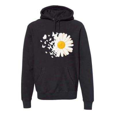 Marguerites Daisy Summer Daisies Flower Garden Gardeners Premium Hoodie